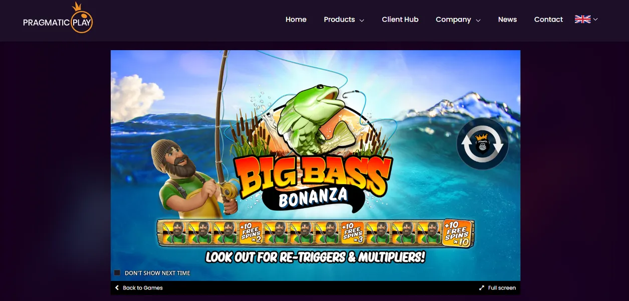 Mobile Version of Big Bass Bonanza
